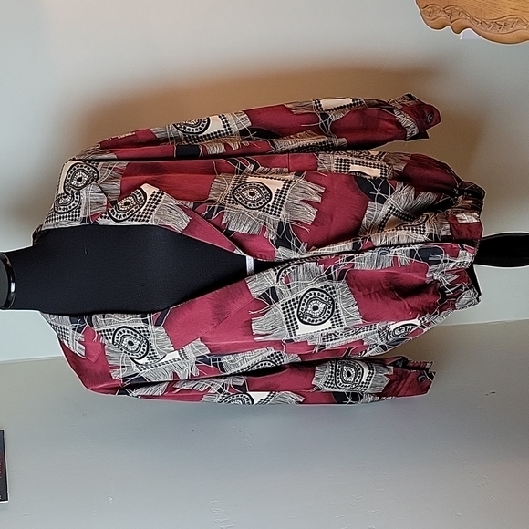 Via Ripatti Designs unique tribal oversized blazer - Picture 1 of 9